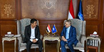 Admiral Ossama Rabiee Discusses Ways of Cooperation with Hyundai Corporation's Senior Vice President