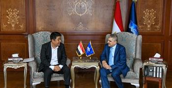Admiral Ossama Rabiee Discusses Ways of Cooperation with Hyundai Corporation's Senior Vice President