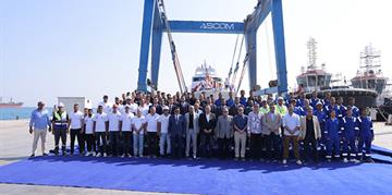 الفريق أسامة ربيع يشهد تدشين باكورة إنتاج شركة قناة السويس للقوارب الحديثة من اليخوت السياحية