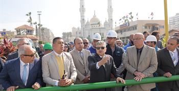 الفريق أسامة ربيع واللواء محب حبشي يتفقدان أعمال ترميم وتدعيم مبنى القبة 