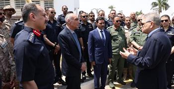 الفريق أسامة ربيع يستقبل وفد معهد دراسات الحرب الجوية