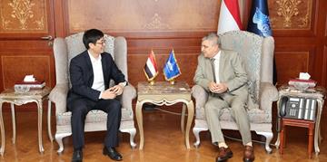 الفريق أسامة ربيع يبحث سبل التعاون المشترك مع نائب رئيس مجلس إدارة شركة تيدا مصر للاستثمار