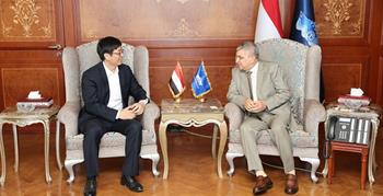 الفريق أسامة ربيع يبحث سبل التعاون المشترك مع نائب رئيس مجلس إدارة شركة تيدا مصر للاستثمار