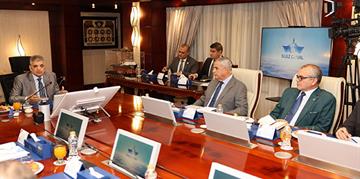 During a meeting with representatives of major shipping lines and shipping agencies: Admiral Ossama Rabiee: "Readiness and preparedness levels across the Canal’s operational system have been elevated ... and navigation is proceeding smoothly."