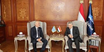 Adm. Rabiee meets with the Greek Ambassador to explore mechanisms of promoting joint cooperation in fields of maritime industries and logistical services