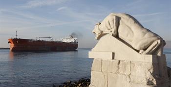 The Suez Canal witnesses the transit of the oil tanker CHRYSALIS on its first journey since last July