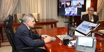 The SCA communicates with its clients to discuss the impact of the positive security developments in the Red Sea region on navigation through the Canal.