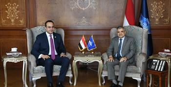 الفريق أسامة ربيع يبحث مع رئيس هيئة الرعاية الصحية سبل التنسيق المشترك في عدد من الملفات المتعلقة بتقديم الخدمات الطبية للعاملين بالهيئة
