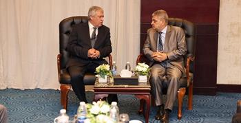 الفريق أسامة ربيع يبحث مع وزير النقل الأردني سبل تعزيز التعاون وتبادل الخبرات في مجالات الصناعة البحرية 