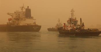 الفريق ربيع: نجاح جهود قاطرات الإنقاذ البحري بالهيئة في تعويم سفينة الصب" XIN TAIN YUAN بعد جنوحها إثر عطل فني" 