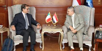 Adm. Rabiee meets the Italian envoy of the India-Middle East-Europe Economic Corridor "IMEC" project to discuss ways of joint cooperation