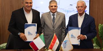 Adm. Rabiee witnesses the contract signing between Suez Canal Company for Modern Boats and NERI Group of Italy to export two new 80-ton bollard-pull TRACTOR-class tugboats.