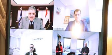 Admiral Ossama Rabiee Discusses Ways of Cooperation with CEO of A.P. Moller-Maersk Group