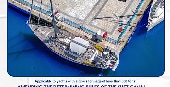 Amending the determining rules of the Suez Canal transit tolls for cruise yachts