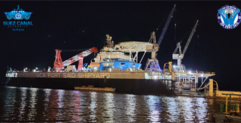 Docking DSV AMAN on floating dock 10000ton.