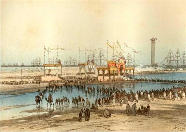 Cérémonies religieuses à Port-Saïd